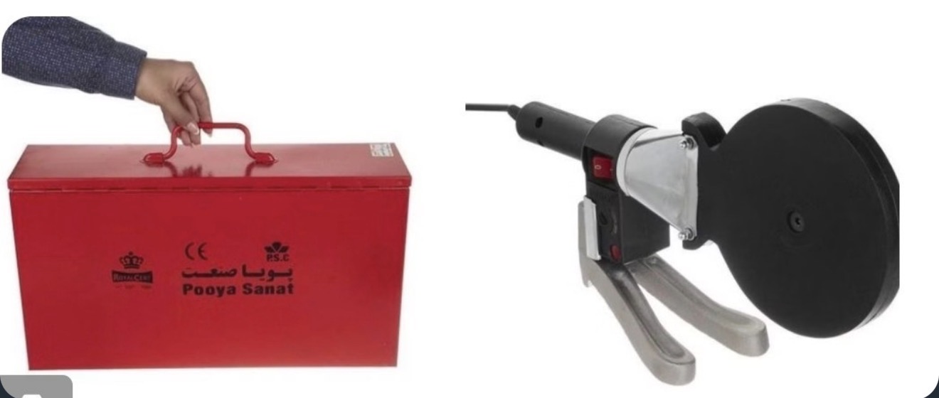 تصویر اتو لوله پلی اتیلن سایز۲۵۰ پویا صنعت 